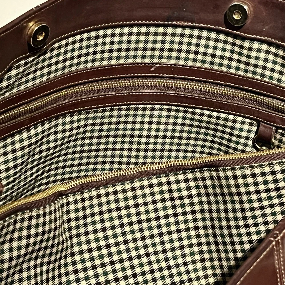 Vintage Leather Ghurka Tote - Picture 7 of 9